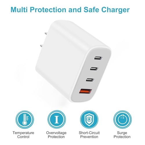 USB-C Charger Block,Wall Charger Block with C to C Cable - size: 2-Pack
