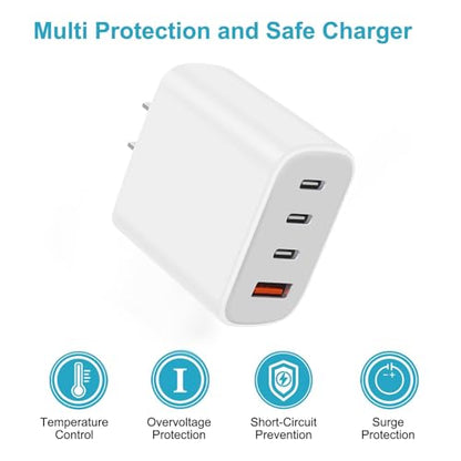 USB-C Charger Block,Wall Charger Block with C to C Cable - size: 2-Pack