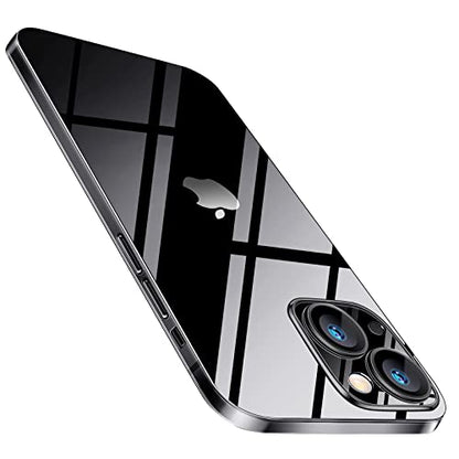 Compatible with iPhone 13 Mini Slim Case,Paper-Thin Transparent Finish Skin Back Case [Non Yellowing] Ultra Protective Cover with Camera Protection 5.4 Inch (Clear) - color: Clear, size: for iPhone 13 Mini 5.4inch