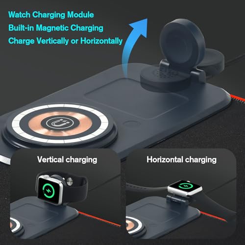 ELUTENG 4 in 1 RGB Gaming Mouse Pad with Wireless Charging Mat for Office - size: 16.7L x 5.3W inches