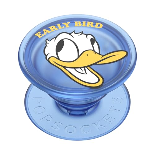 PopSockets Adhesive Phone Grip, Holder- Donald Early Bird - color: Donald Early Bird, style: Adhesive
