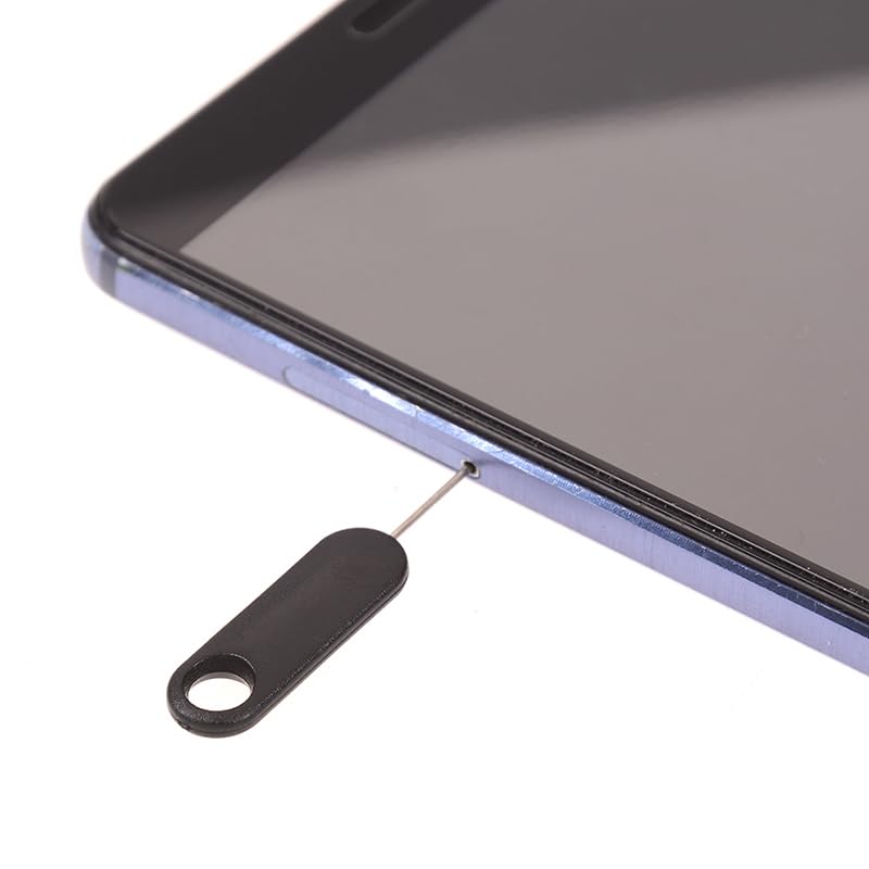 10 Pack SIM Card Pins with Keychain Hole - Universal Sim Card Tray Removal Tool