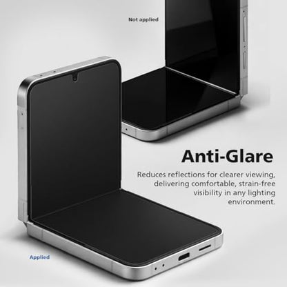 [3+3 Pack] For Samsung Galaxy Z Flip 4 5g, EPU+TPU Anti-Glare Matte Screen Protector, Full Covered Inside + 3 Pack Outer Film, Anti-Fingerprint, Self-Healing, Easy Installation with Alignment Tool - size: Galaxy Z Flip 4