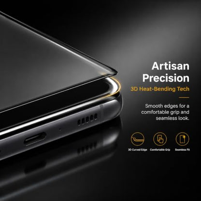 3 Pack Screen Protector for Samsung Galaxy Note 10 Plus Tempered Glass, 9H Hardness HD Clear Anti Scratch Full Edge Coverage Fingerprint Unlock Compatible Ultra Thin Protective Shield Film Guard