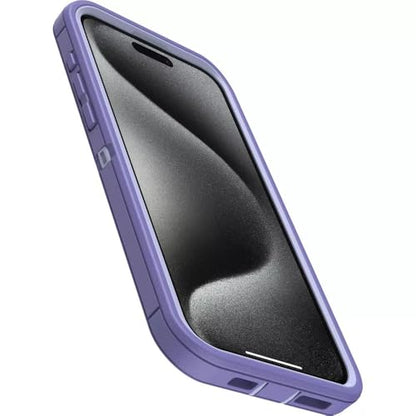 OtterBox iPhone 15 Pro Max (Only) - Defender Series Case - Mountain Majesty (Purple) - Screenless - Rugged & Durable - with Port Protection - Holster Clip Includes - Microbial Defense Protection - color: Mountain Majesty (Purple)
