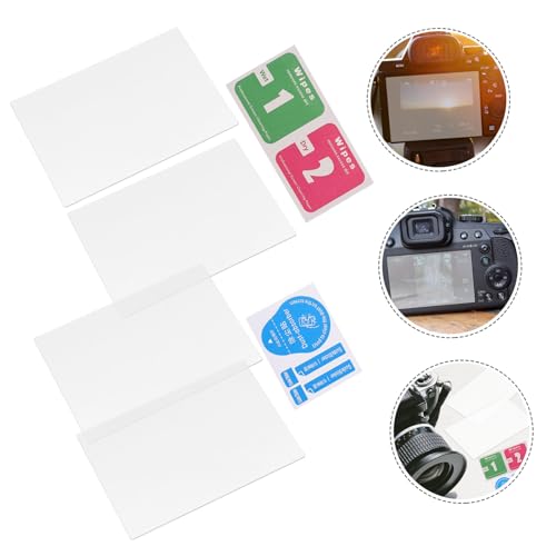 ABOOFAN 4pcs Tempered Glass Camera Lens Protectors for Compatible Anti-scratch High Transparency Screen Covers with Installation and Edge Peel Resistance
