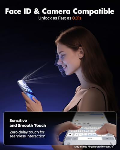UNBREAKcable iPhone 17 Pro Full-Coverage Screen Protector - 3 Pack | Quick-Install Box, Edge-to-Edge Coverage, 9H Hardness, Ultra HD Clarity, Daily Protection, Smooth Touch - size: iPhone 17 Pro