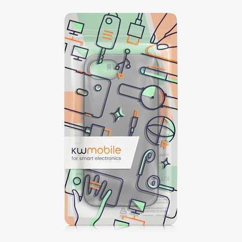 kwmobile Case Compatible with Apple iPhone 17e / iPhone 16e Case - Soft Slim Protective TPU Silicone Cover - Metallic Grey - color: Metallic Grey