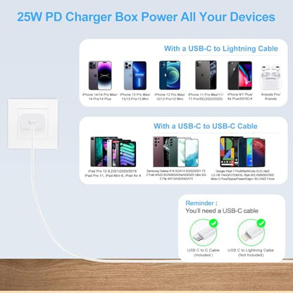 25W Super Fast Charger Block for Samsung Galaxy S26 Ultra/A18/A17 5G/S25 FE - color: white-1