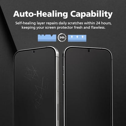 2-Pack Front Privacy Screen Protector for Samsung Galaxy Z Fold 8 Ultra, Anti-Glare TPU+EPU Self-Healing Film, Easy Install with Alignment Jig, Anti-Fingerprint, Bubble Resistant (Galaxy Z Fold 7) - size: Galaxy Z Fold 7