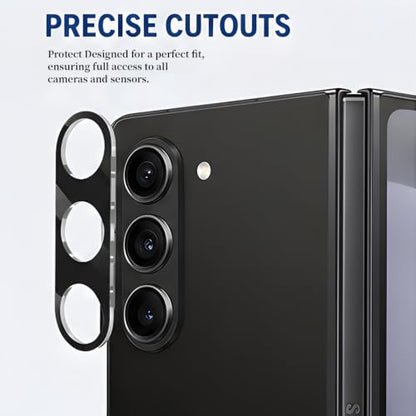 [1 Set] for Samsung Galaxy Z Fold 8 Ultra Privacy Screen Protector, Inner Anti-Spy Screen TPU Flexible Film + Back Privacy Glass Screen Protector Tempered Glass + Camera Lens Protector, Case Friendly - size: Galaxy Z Fold 8 Ultra