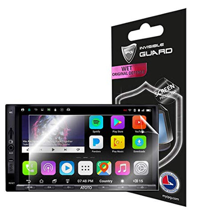 IPG for ATOTO A6 - A6PF 7" Car Navigation Screen Protector Invisible Ultra HD Clear Film Anti Scratch Skin Guard - Smooth/Self-Healing/Bubble -Free for A6