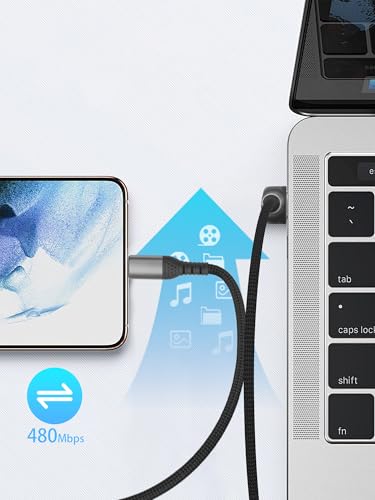 YACSEJAO 66W Right Angle USB A to C Cable, 90 Degree, 0.6FT/20CM - size: 0.6FT/20CM