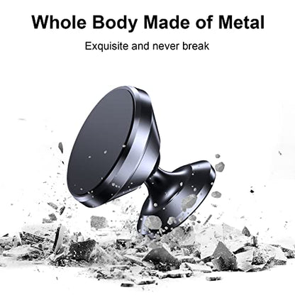 【2-Pack】Magnetic Phone Holder for Car Dash Strong Magnetic Car Phone Mount - color: Rose Gold