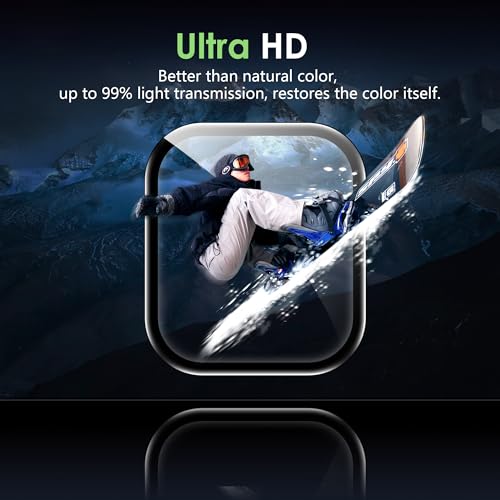 Compatible for Amazfit Bip 6 screen protector, Anti-Scratch 3D Full Screen Coverage flim, Case Friendly, HD Ultra, 3 PACK - size: Amazfit Bip 6
