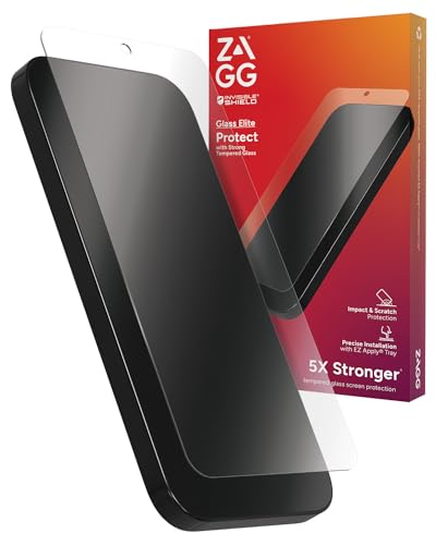 ZAGG InvisibleShield Glass Elite Samsung Galaxy S24+ Screen Protector - Ultra-Strong Aluminosilicate, Enhanced Scratch Resistance, Recycled Materials, EZ Apply, Fingerprint and Smudge Resistant