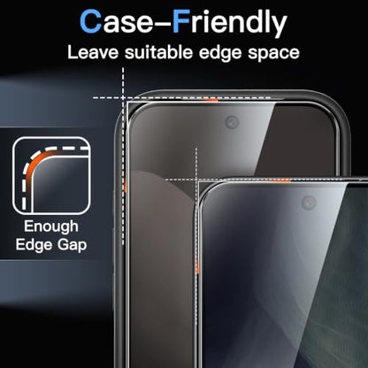 JETech Screen Protector with Lens Protector for Google Pixel 11, 2+2 Pack - size: Pixel 11