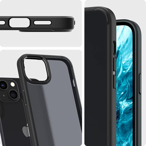 Spigen for iPhone 13 Mini Case, Ultra Hybrid [No Magnet Ring][Anti-Yellowing] - Frost Black - color: Frost Black, size: iPhone 13 Mini