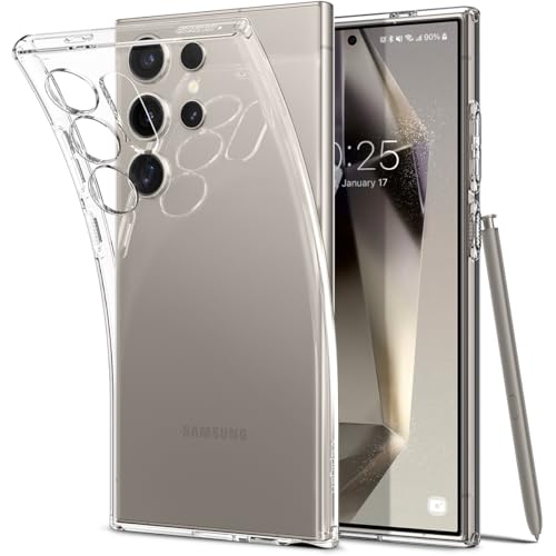 Spigen Liquid Crystal Designed for Galaxy S24 Ultra Case (2024) [Military-Grade Protection] - Crystal Clear - color: Crystal Clear, size: 6.8in (Galaxy S24 Ultra)