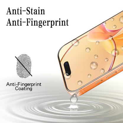 MAYtobe 2-Pack for Apple iPhone 17 Pro Max Screen Protector Tempered Glass | 9H Hardness, Anti Scratch, Easy to Install - size: iPhone 17 Pro Max