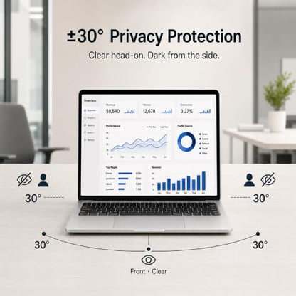 Adeway Magnetic Privacy Screen for Surface Laptop 7/8 13.8" - size: Laptop 13.8"