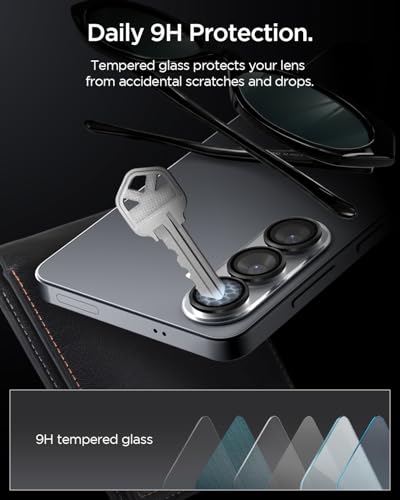 Spigen Camera Lens Protector for Galaxy S26 - Black [2 Pack]