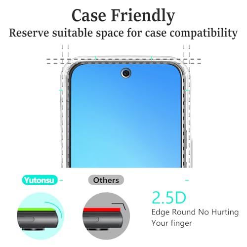 2 Pack Tempered Glass Screen Protector for Google Pixel 9a 6.3-Inch - size: Google Pixel 9a 6.3-inch