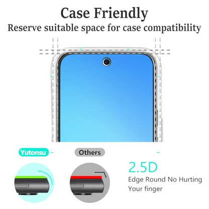 2 Pack Tempered Glass Screen Protector for Google Pixel 9a 6.3-Inch - size: Google Pixel 9a 6.3-inch