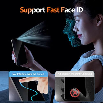 2 Pack Privacy Screen Protector for Samsung Galaxy A57, Tempered Glass Film full Coverage Anti Scratch, Anti-Spy, 9H Hardness, Bubble Free for Samsung Galaxy A57 Privacy Screen Protector - size: Samsung Galaxy A57