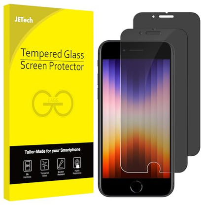 JETech Privacy Screen Protector for iPhone SE 3 (2022), 2-Pack - size: iPhone SE 3