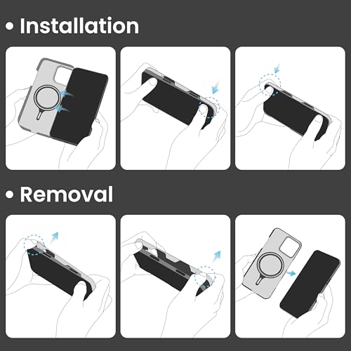 pitaka iPhone 16 Pro Case 6.3” - MagSafe Compatible, Ultra Slim with Caseless Feel, 600D Aramid Fiber Woven - Black/Grey (Twill) - color: Black/Grey (Twill), size: For iPhone 16 Pro, 6.3"