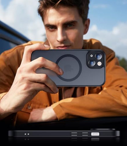 SPIDERCASE Magnetic for iPhone 15 Case, Black - color: Black, size: Iphone 15 6.1''