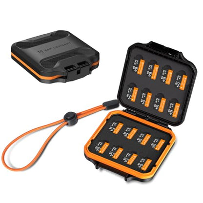 K&F CONCEPT 16 Slots Micro SD Card Case, Card Holder Organizer - size: For 16 Micro SD(TF)