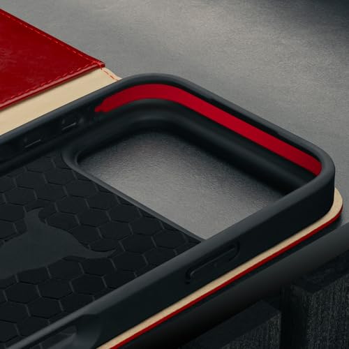 TORRO Leather Case Compatible with iPhone 17 Pro Max 6.9" 2025 - Premium Leather Wallet Flip Case with Kickstand and Card Slots (Compatible with Official MagSafe Chargers) - Red - color: Red, size: iPhone 17 Pro Max