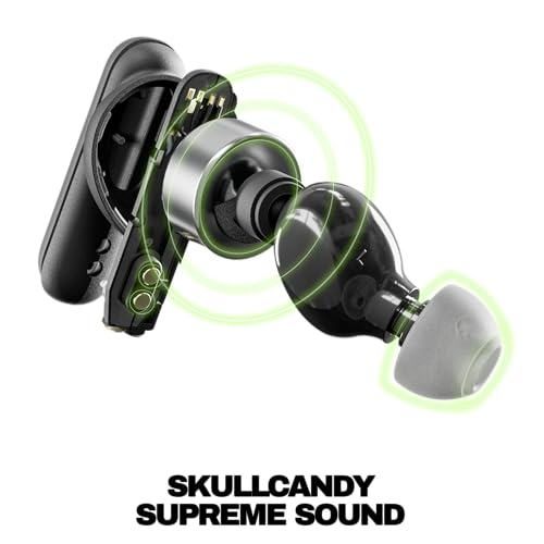 Skullcandy Smokin’ Buds Wireless Noise Isolating Earbuds - Preppy Blue - color: Preppy Blue