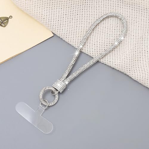2Pcs Phone Crossbody Lanyard and Wrist Strap, Universal Cell Phone Lanyard Strap with 2Tether Tab - color: H