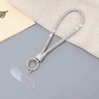 2Pcs Phone Crossbody Lanyard and Wrist Strap, Universal Cell Phone Lanyard Strap with 2Tether Tab - color: H