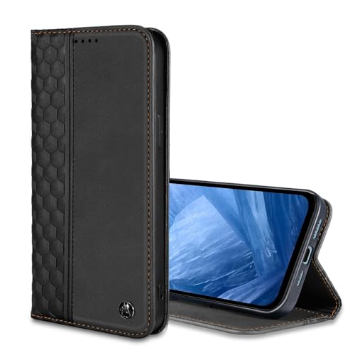 Wallet Case for Google Pixel 9/9 Pro 2024 6.3 inch- [Strong Magnetic] PU Leather Folio Flip Case with Card Holder Kickstand Protective Phone Cover - Black - color: Black, size: Google Pixel 9/9 Pro 6.3"