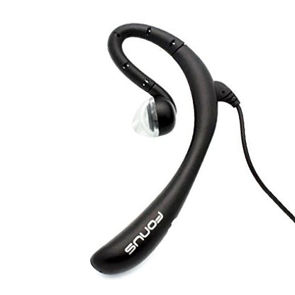Wired Headset Mono Hands-Free Earphone 3.5mm Headphone Earpiece w Boom Mic Single Earbud [Black] for Tracfone LG Stylo 3 - Tracfone Samsung Galaxy Grand Prime - Tracfone Samsung Galaxy J3 Luna Pro
