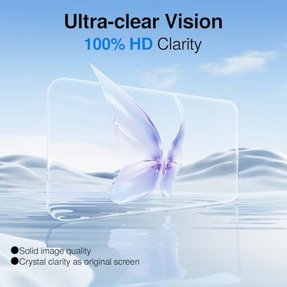 SMARTDEVIL Screen Protector for Google Pixel 9 Pro (3 Pack) + Camera Lens Protector, HD Tempered Glass, Fingerprint Unlock Friendly, 9H Military-Grade Protection, Scratch & Drop Resistant - size: Pixel 9 Pro