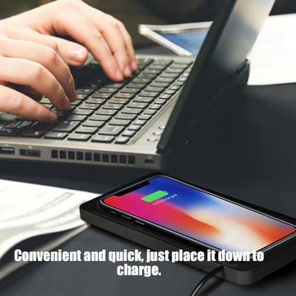 Wireless Car Charger Pad for Honda Pilot 4th Gen 2023 2024 2025 2026 15W Wireless Charging Mat Non-Slip Silicone Phone Charger DIY Trim-to-Fit Accessories,USB - color: USB
