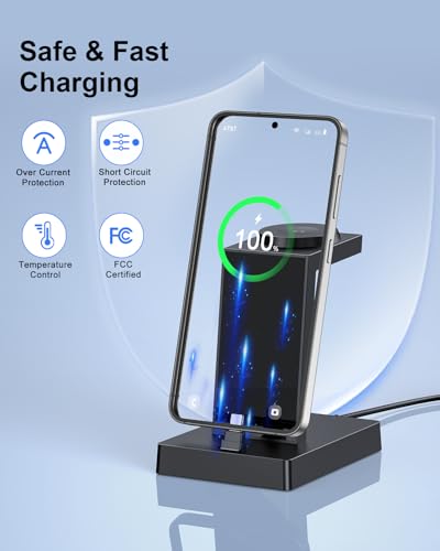 NANAMI 30W USB C 3 in 1 Charging Station for Samsung Devices - color: Black