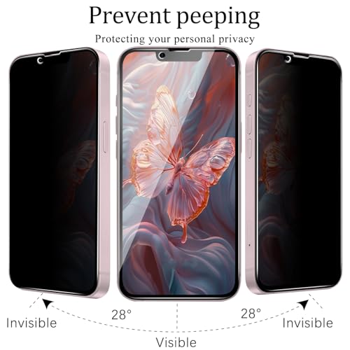 KAREEN 2 Pack Privacy Screen Protector for iPhone 17e 6.1 inch
