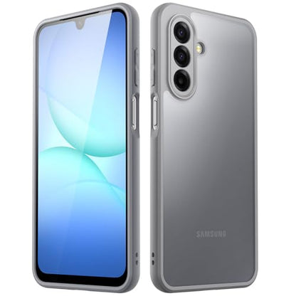 JETech Matte Case for Samsung Galaxy A17, Grey | Military-Grade Protection, Frosted Matte Back, Anti-Fingerprint Finish, Shockproof Design - color: Grey