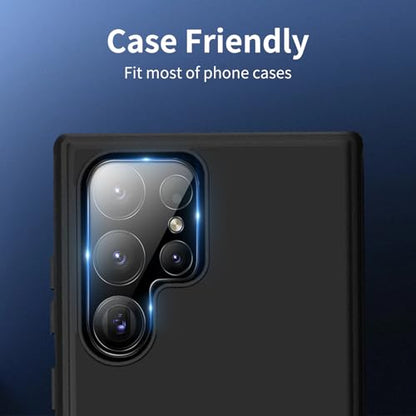 3 Pack Camera Lens Protector for Samsung Galaxy S25 Ultra, Tempered Glass Camera Protector Lens Cover, Ultra HD, 9H Hardness, Anti-Scratch, Case Friendly, Easy to Install [No Affect on Night Shots] - size: for Samsung Galaxy S25 Ultra