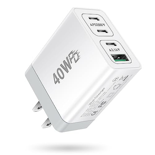 USB C Charger Block 40W Type C Fast Charging Blocks