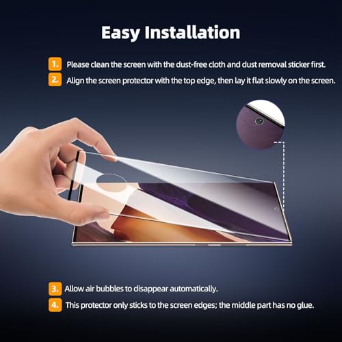 3+2 Pack Galaxy Note 20 Ultra Screen Protector, 9H Tempered Glass, HD Clear, Fingerprint Compatible, Camera Lens Protector for Samsung Galaxy Note 20 Ultra 5G 6.9 Inch - size: Galaxy Note 20 Ultra 6.9 inch