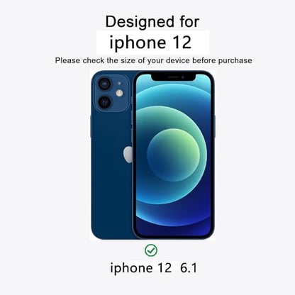Magnetic iPhone 12/12Pro case,Compatible with Magsafe, Military-Grade Protection,Slim Translucent Matte Shockproof with Anti-Scratch Anti-Fingerprint Phone Cover (transparent, iPhone 12/12Pro) - color: Transparent, size: iPhone 12/12Pro