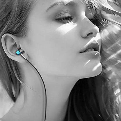 YNR 4 Packs Wired Earbuds with Microphone & Volume Control, in-Ear Earphones for School, Noise Islating, for 3.5mm Jack iPhone iPad iPod Samsung Google Devices (Black White) - color: Mixed color 4 pairs