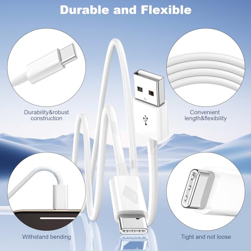 Car CarPlay Cable for iPhone 17/16/15 Pro Max Air 3FT USB A to USB C Cable - color: White, size: 3FT